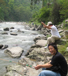 Fishing in Dzongu, North Sikkim, India