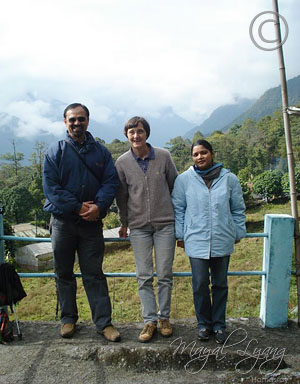 Deepak, Margret & Maya in Dzongu